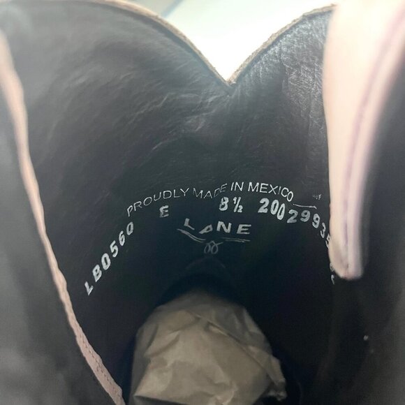 Lane SMOKESHOW Pink Cowboy Bootie Womens 8.5 Short Western Cowgirl Ankle Boots - Picture 10 of 12